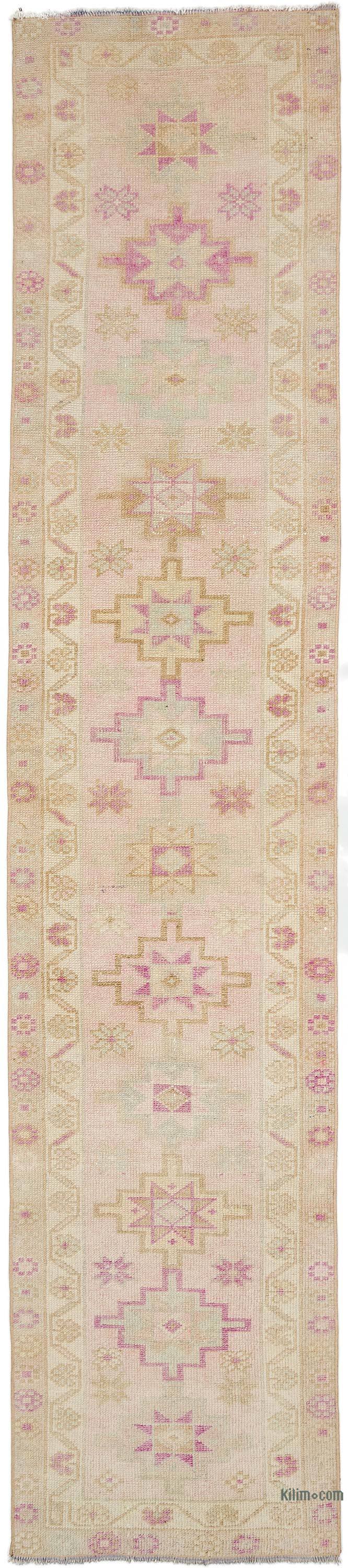 Vintage Tribal Runner Rug - 2' 8" x 12' 4" (32" x 148") - K0053823