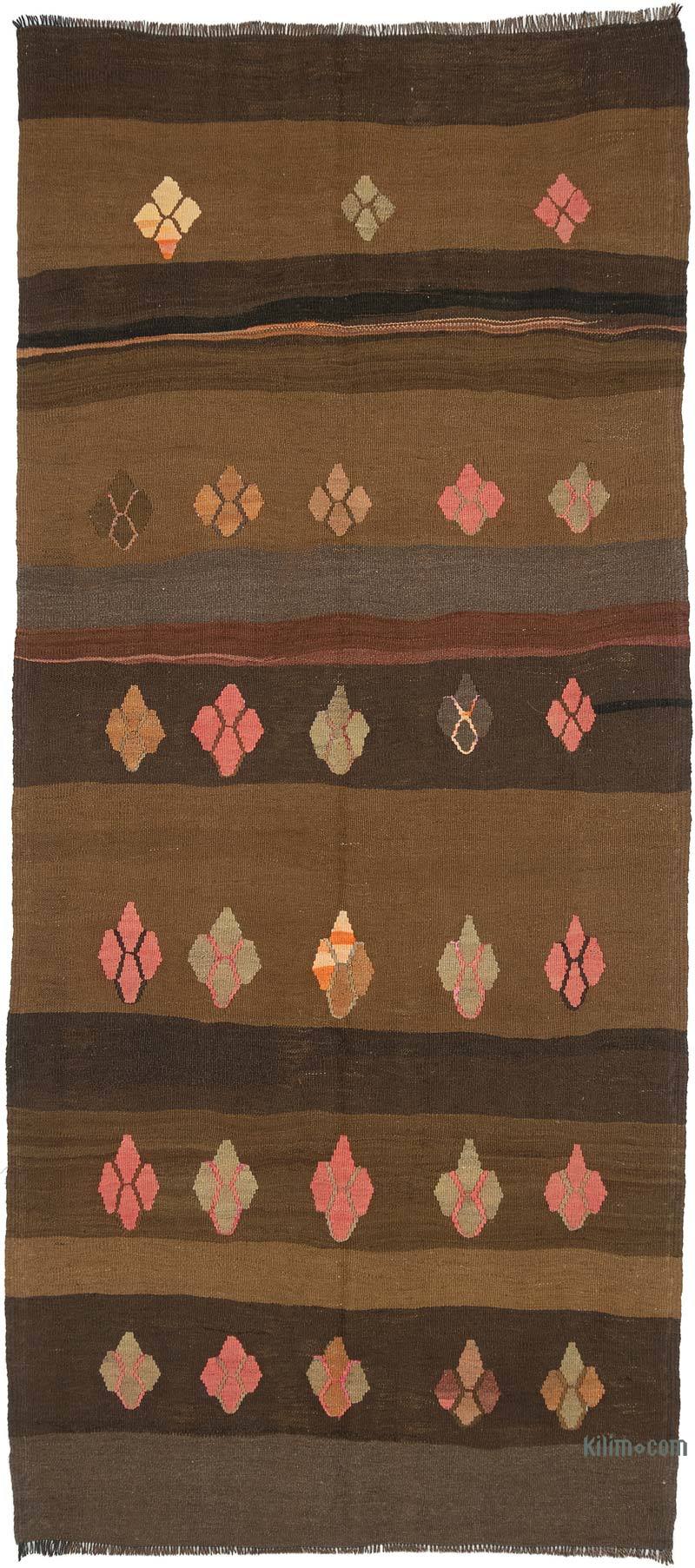Alfombra Vintage Anatolian Kilim - 137 cm x 310 cm - K0054043
