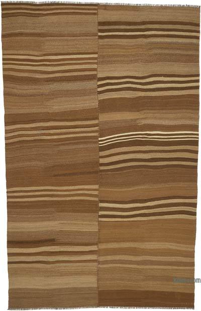Kahverengi Vintage Anadolu Kilim - 206 cm x 321 cm
