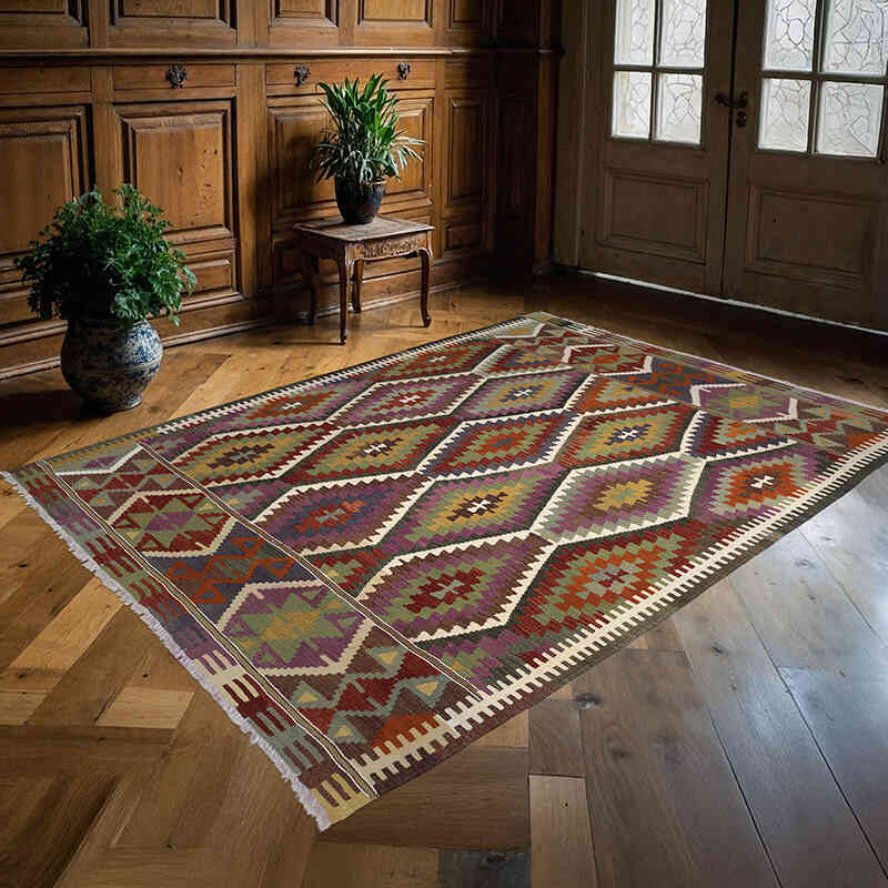 Alfombra Vintage Antalya Kilim - 165 cm x 227 cm - K0054061