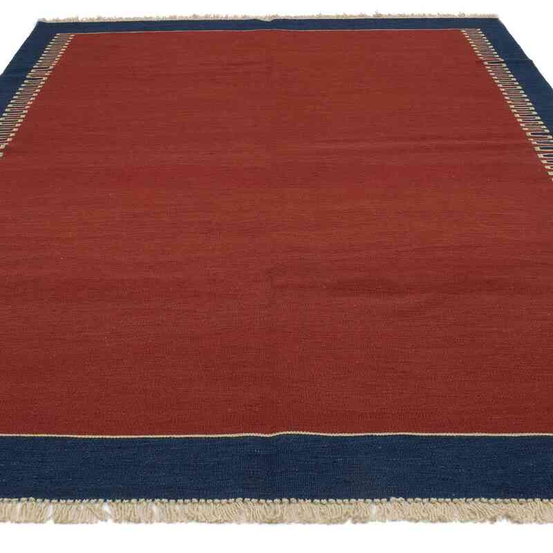 Rojo Nueva Alfombra Turca Kilim - K0054074