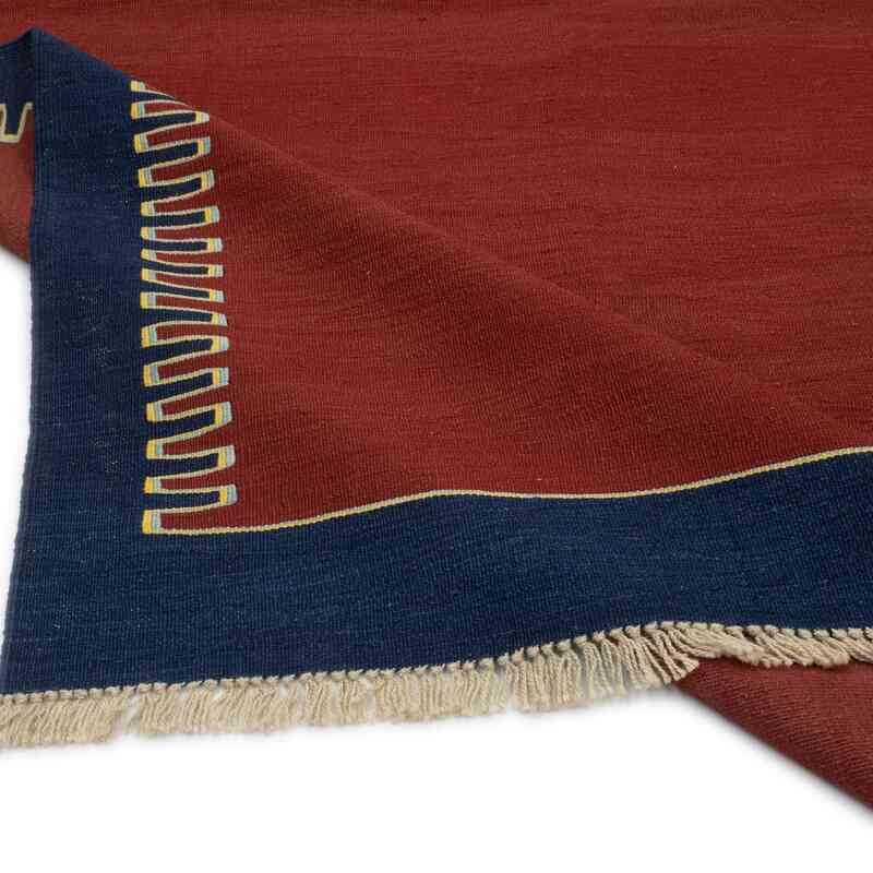 Rojo Nueva Alfombra Turca Kilim - K0054074