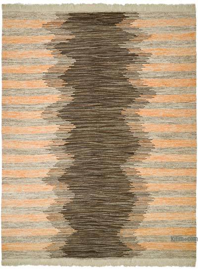 New Handwoven Turkish Kilim Rug - 13' 5" x 17' 1" (161" x 205")