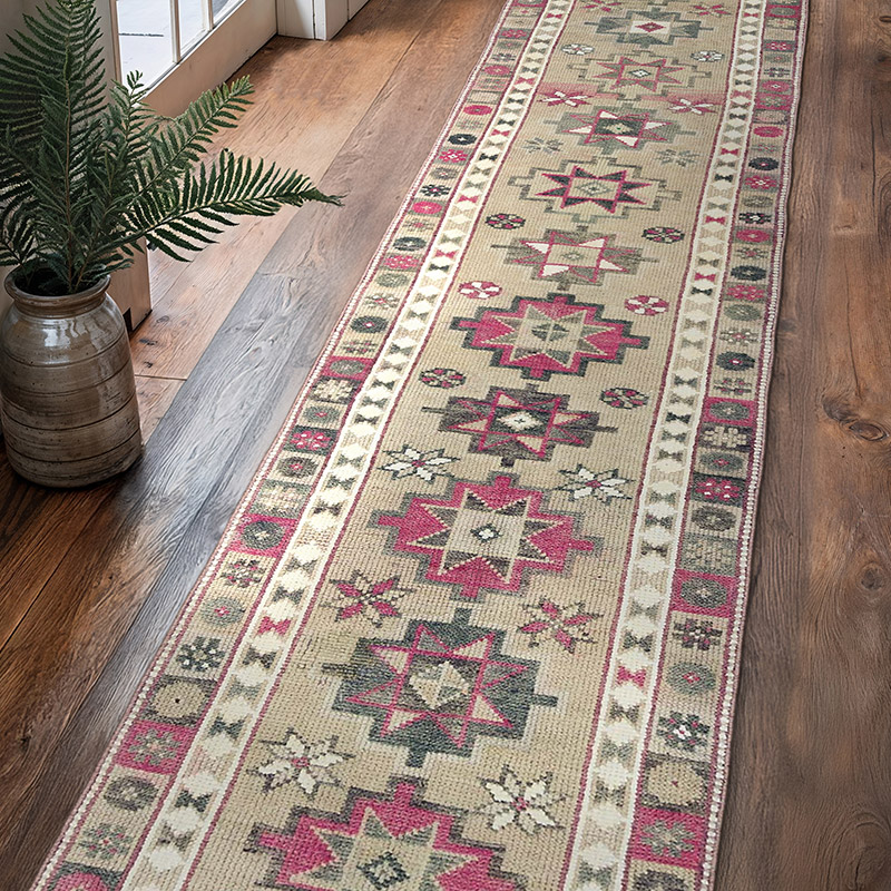 Vintage Anadolu Yolluk - 76 cm x 350 cm - K0054112