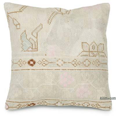 Turkish Pillow Cover - 1' 8" x 1' 8" (20" x 20")