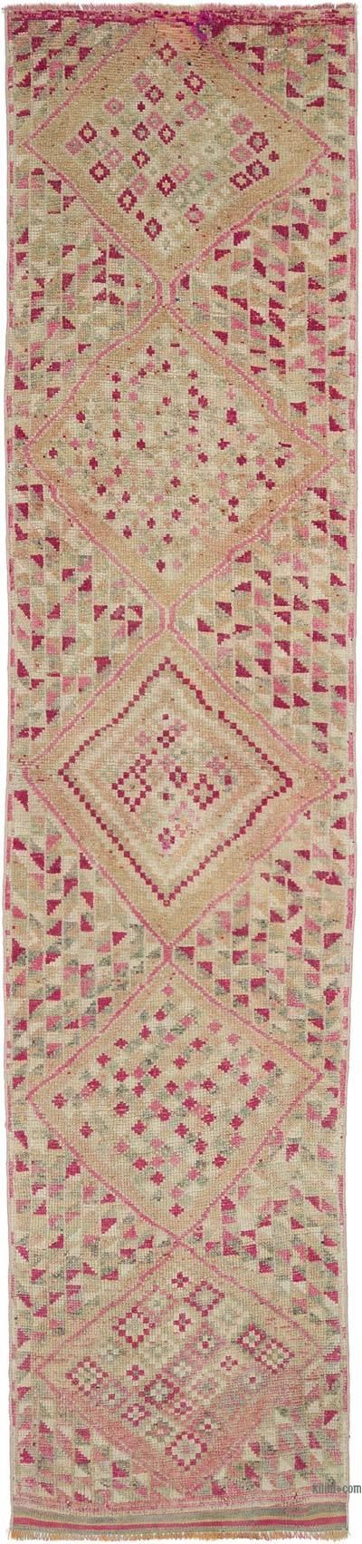 Vintage Tribal Runner Rug - 2' 11" x 12' 10" (35" x 154")