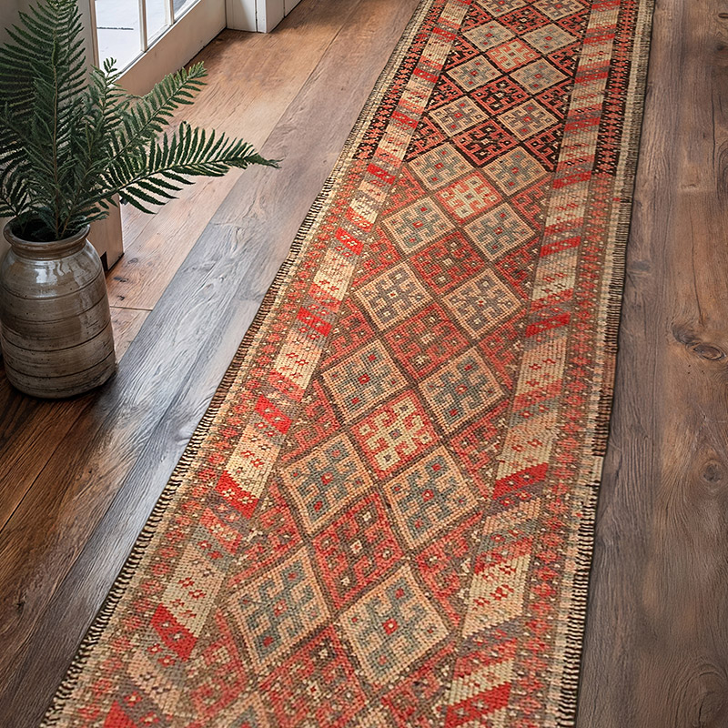 Vintage Anadolu Yolluk - 90 cm x 417 cm - K0054293