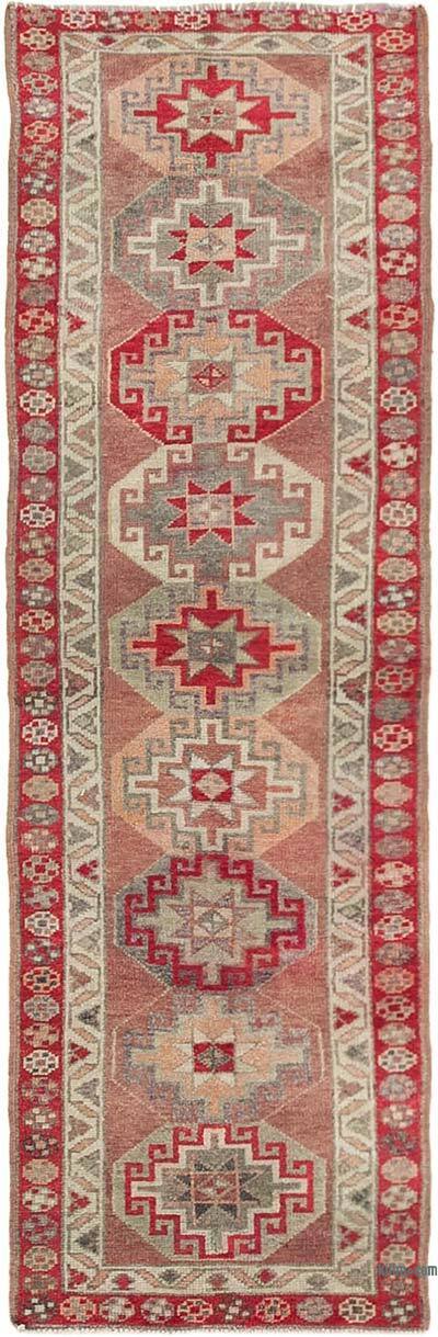 Vintage Tribal Runner Rug - 2' 8" x 8' 10" (32" x 106")