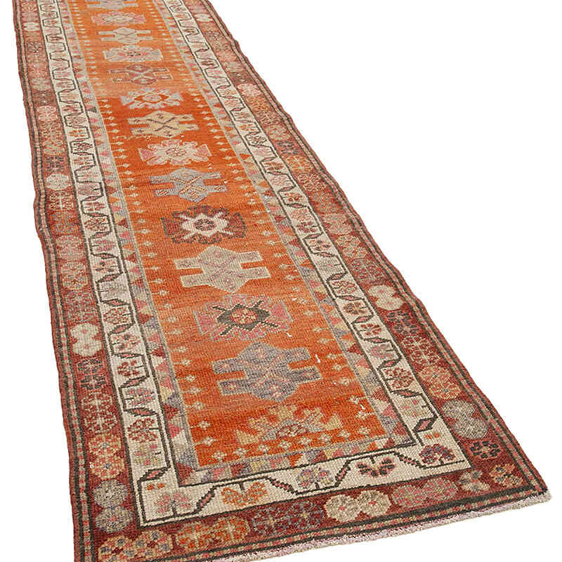 Vintage Anadolu Yolluk - 95 cm x 365 cm - K0054303