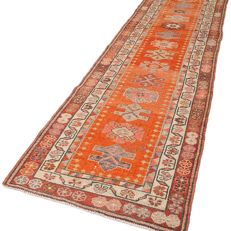 Vintage Anadolu Yolluk - 95 cm x 365 cm - K0054303