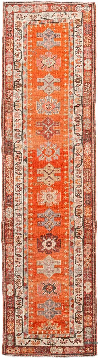 Vintage Tribal Runner Rug - 3' 1" x 12'  (37" x 144")
