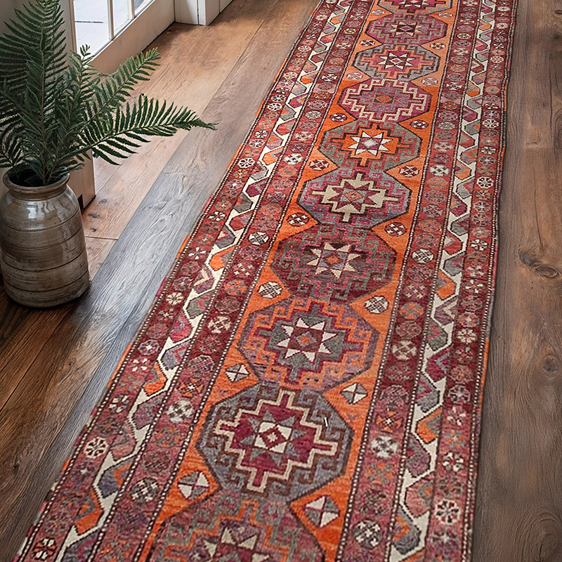Vintage Anadolu Yolluk - 91 cm x 375 cm - K0054308
