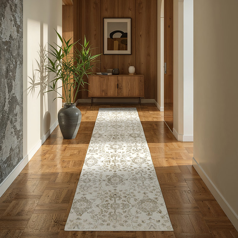 Alfombra Turca Vintage De Pasillo - 90 cm x 274 cm - K0054452