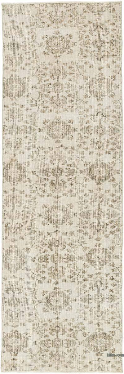 Vintage Turkish Runner Rug - 2' 11" x 9'  (35" x 108")