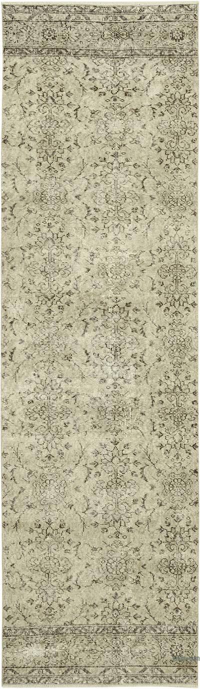 Vintage Turkish Runner Rug - 2' 11" x 10' 2" (35" x 122")