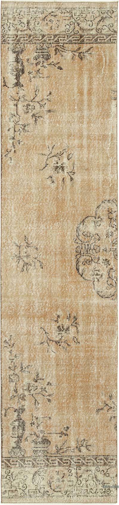 Vintage Turkish Runner Rug - 2' 6" x 10' 9" (30" x 129")