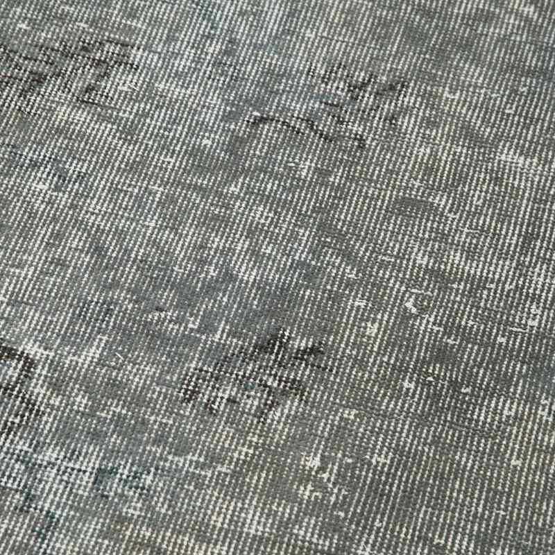 Grey Over-dyed Turkish Vintage Runner Rug - 2' 7" x 10'  (31" x 120") - K0054516