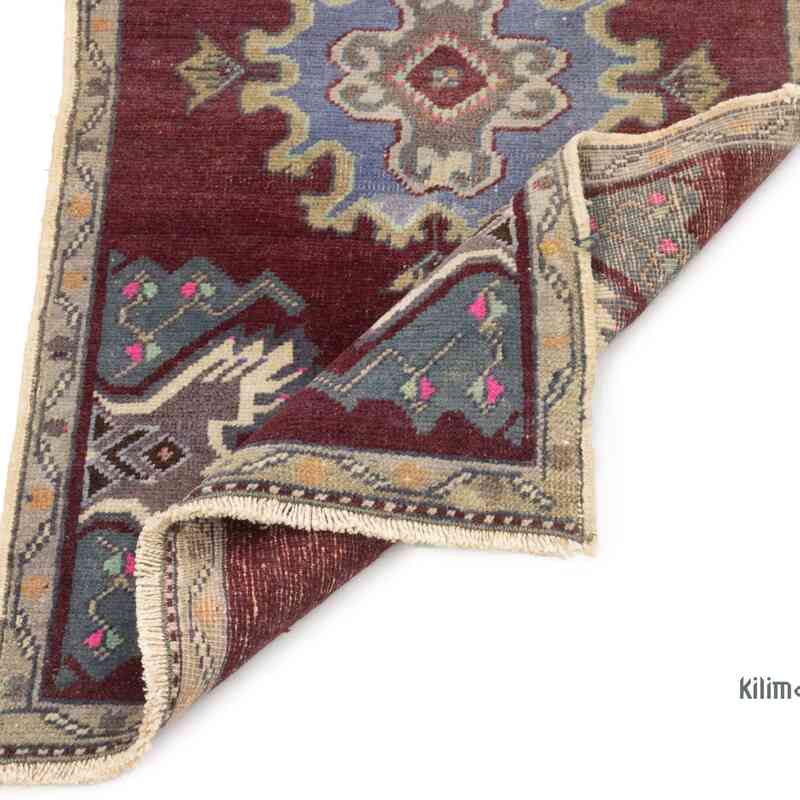 Vintage Turkish Hand-Knotted Rug - 1' 8" x 3'  (20" x 36") - K0054785