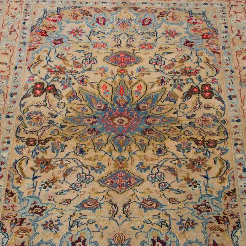 El Dokuma Vintage Halı - 80 cm x 105 cm - K0055391