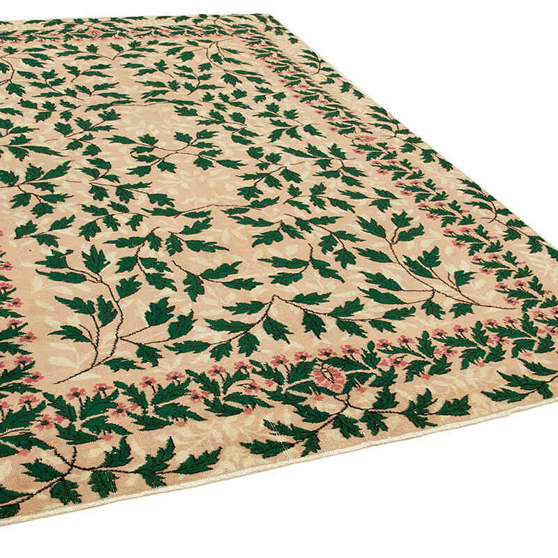 Alfombra Vintage Turca Anudada a Mano - 210 cm x 310 cm - K0055458