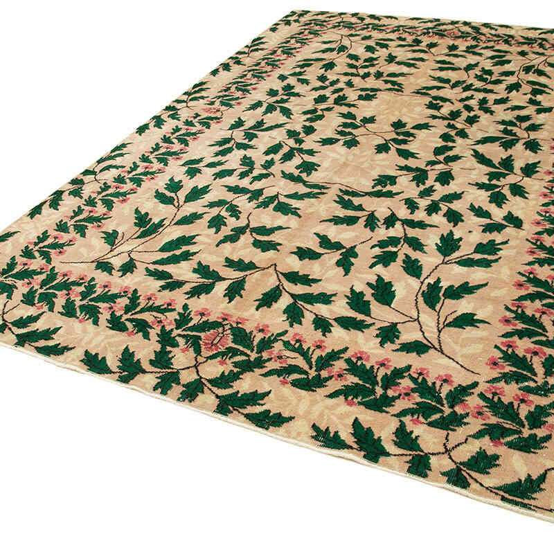 Alfombra Vintage Turca Anudada a Mano - 210 cm x 310 cm - K0055458