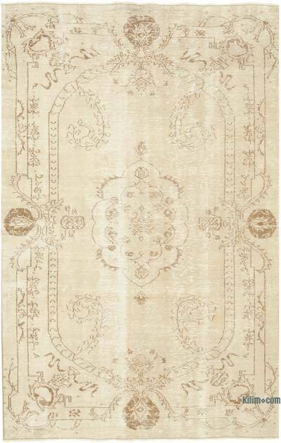 Vintage Turkish Hand-Knotted Rug - 5' 10" x 9' 2" (70" x 110")