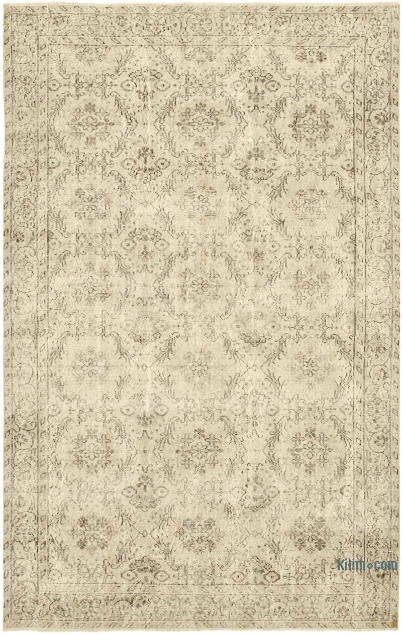 Vintage Turkish Hand-Knotted Rug - 6' 1" x 9' 6" (73" x 114") - K0055472