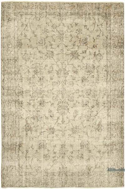 Alfombra Vintage Turca Anudada a Mano - 182 cm x 271 cm