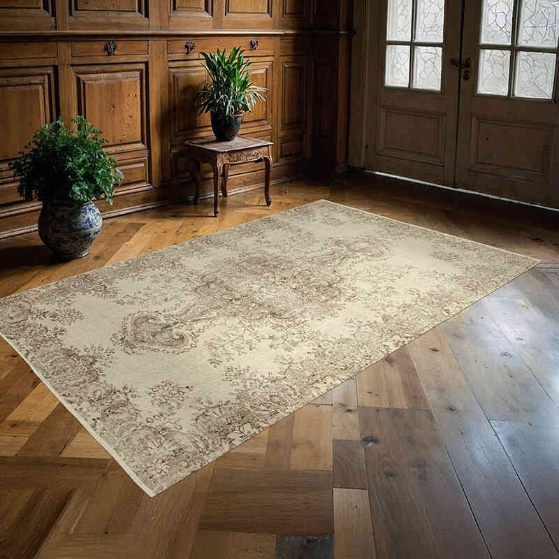 El Dokuma Vintage Halı - 156 cm x 253 cm - K0055480
