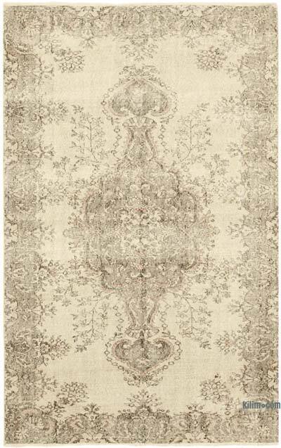 Vintage Turkish Hand-Knotted Rug - 5' 1" x 8' 4" (61" x 100")