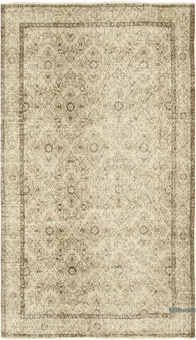 Vintage Turkish Hand-Knotted Rug - 5' 6" x 9' 7" (66" x 115")