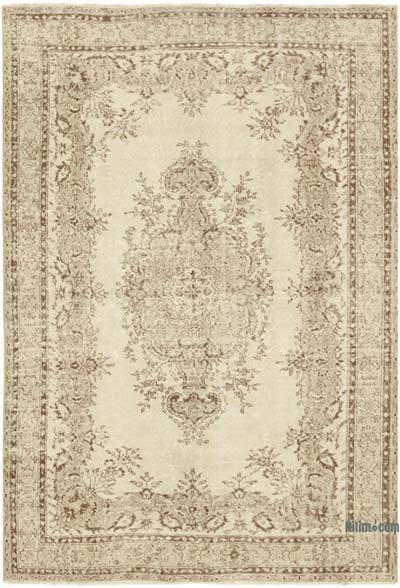 Vintage Turkish Hand-Knotted Rug - 5' 8" x 8' 4" (68" x 100")