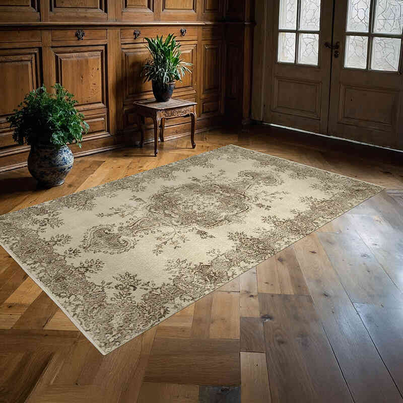 El Dokuma Vintage Halı - 156 cm x 257 cm - K0055522