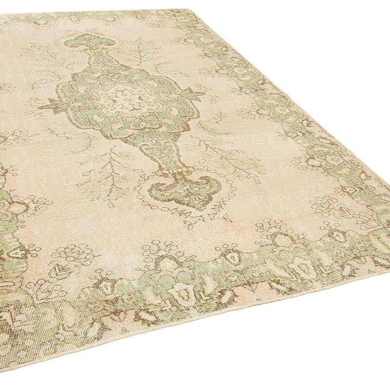 Alfombra Vintage Turca Anudada a Mano - 190 cm x 286 cm - K0055526
