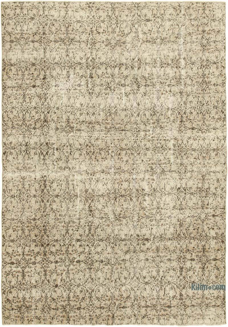 Alfombra Vintage Turca Anudada a Mano - 207 cm x 297 cm - K0055527