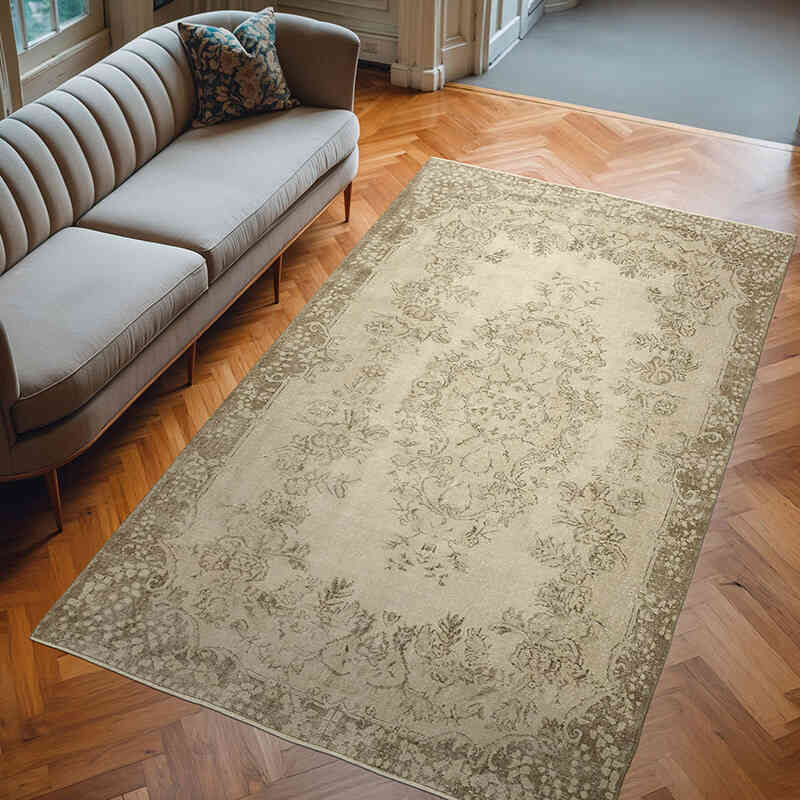 Vintage Turkish Hand-Knotted Rug - 5' 10" x 9' 10" (70" x 118") - K0055560