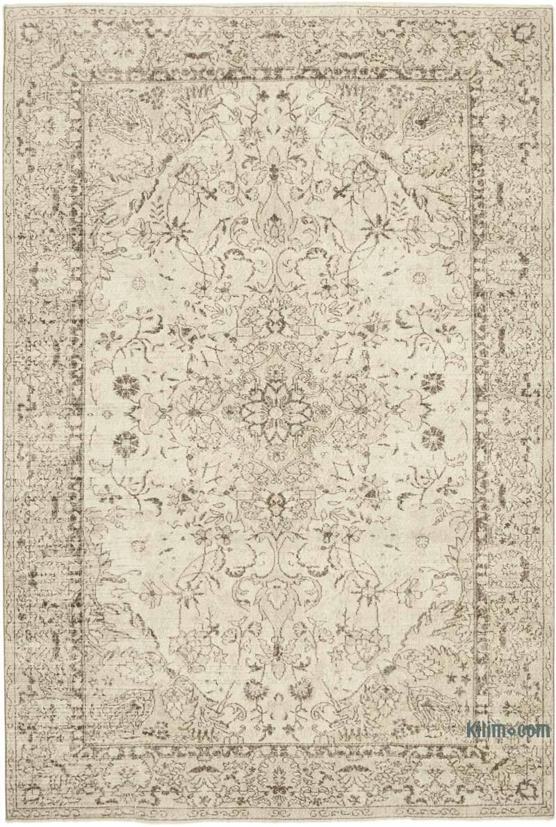 Alfombra Vintage Turca Anudada a Mano - 207 cm x 307 cm - K0055563