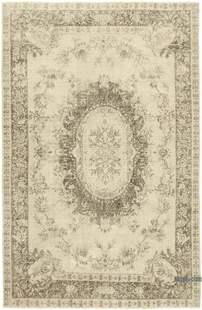 Vintage Turkish Hand-Knotted Rug - 5' 9" x 8' 11" (69" x 107")