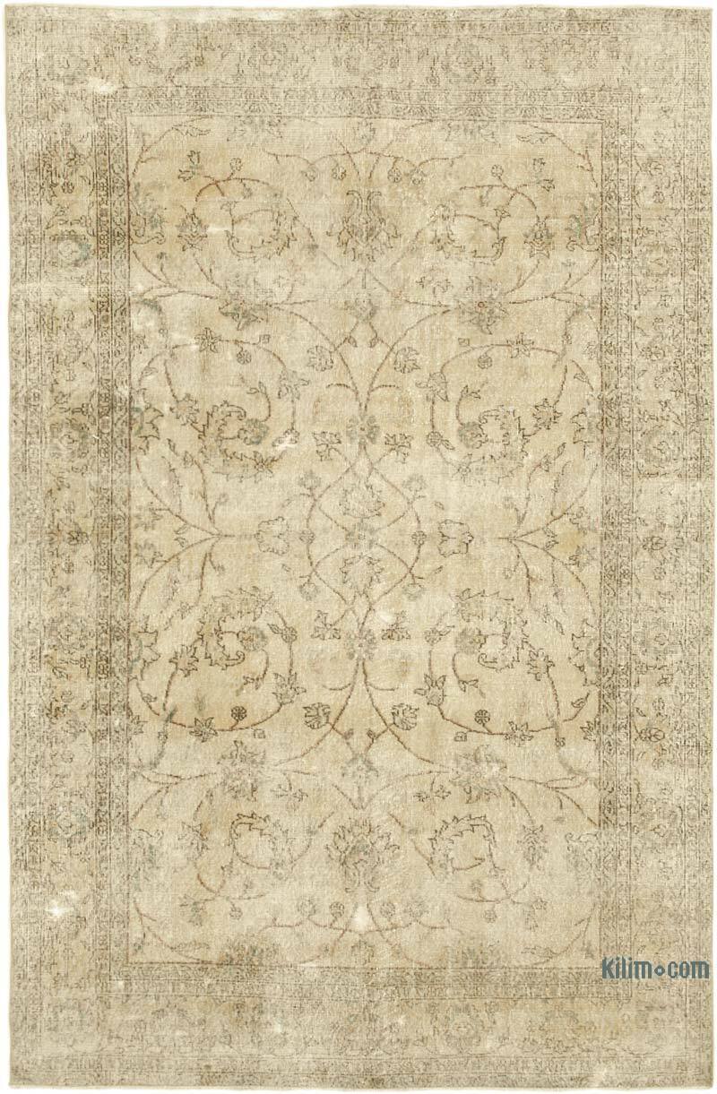 El Dokuma Vintage Halı - 200 cm x 305 cm - K0055569
