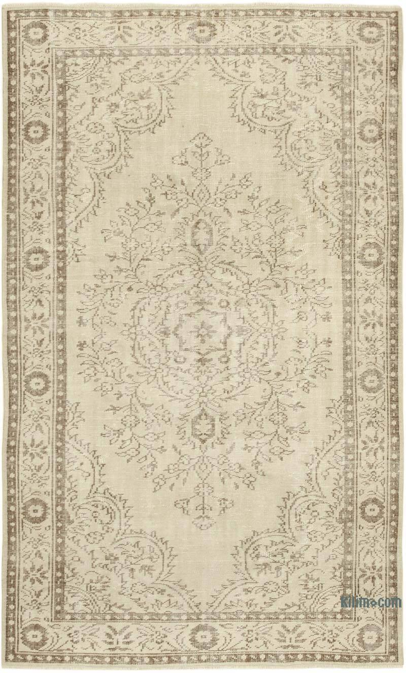 Vintage Turkish Hand-Knotted Rug - 5' 9" x 9' 5" (69" x 113") - K0055573