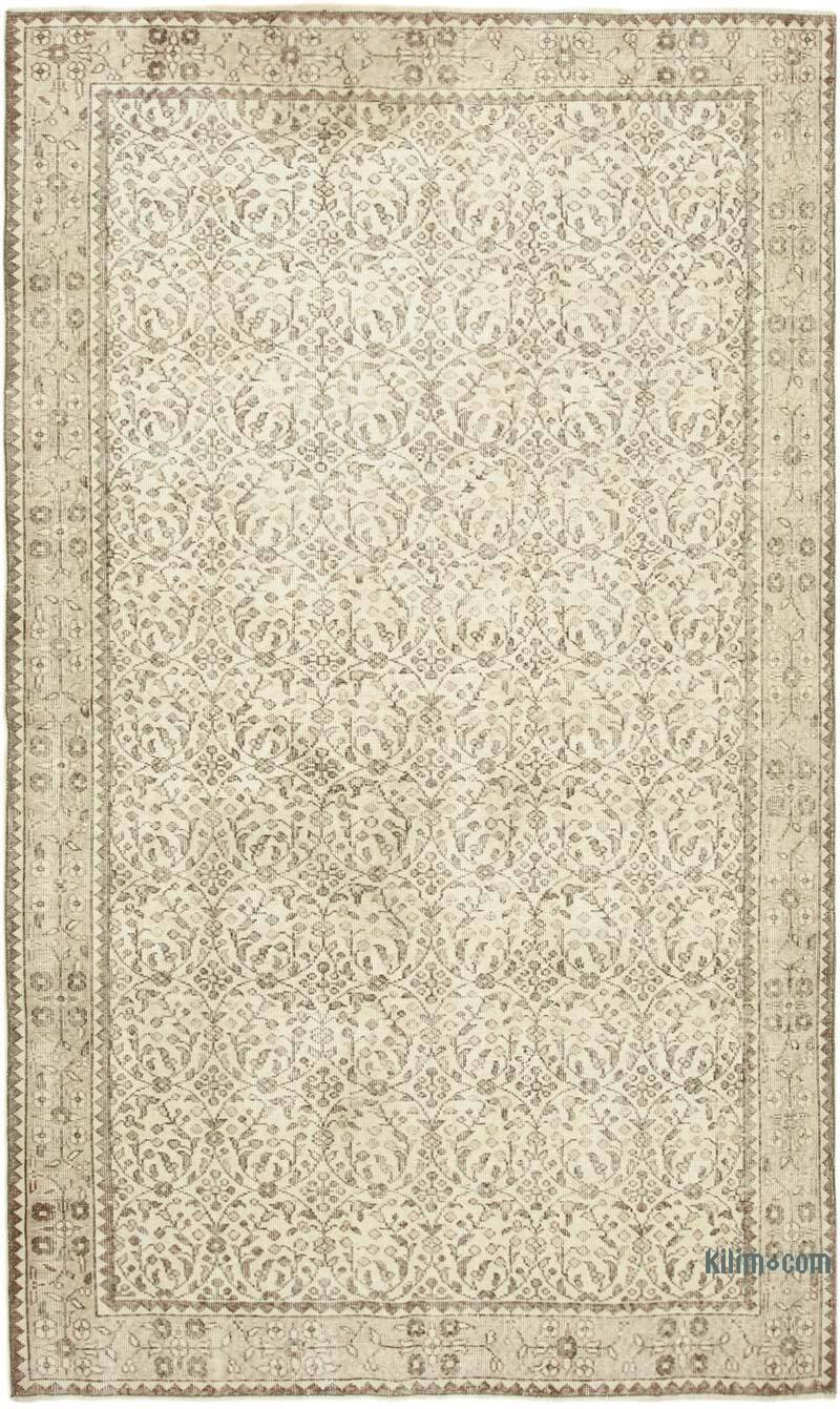 Vintage Turkish Hand-Knotted Rug - 5' 7" x 9' 4" (67" x 112") - K0055576