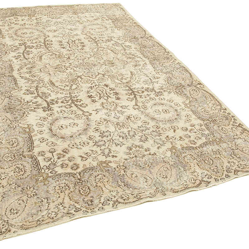 Vintage Turkish Hand-Knotted Rug - 5' 6" x 8' 10" (66" x 106") - K0055585