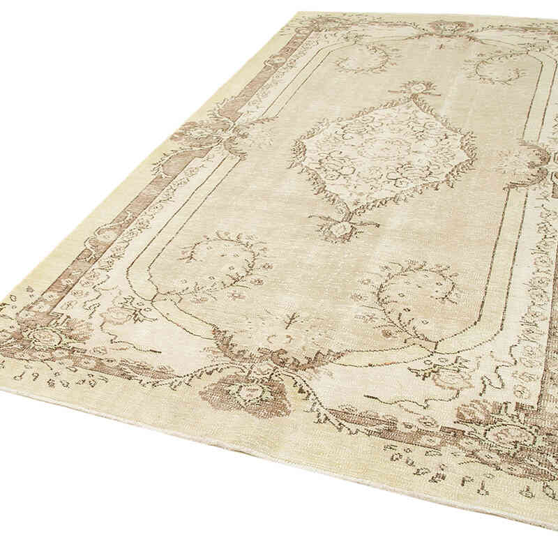 Alfombra Vintage Turca Anudada a Mano - 177 cm x 314 cm - K0055590