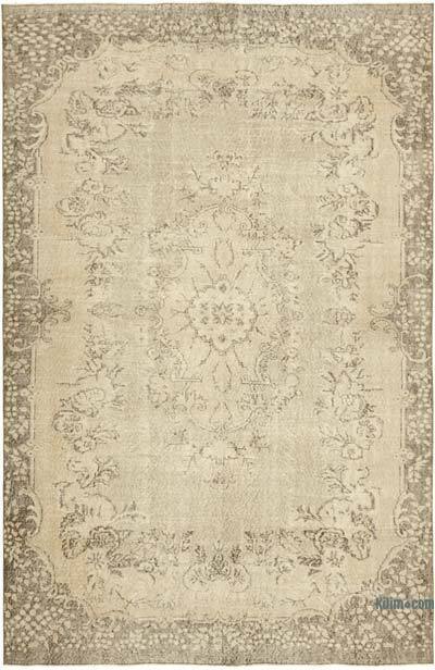Vintage Turkish Hand-Knotted Rug - 6' 7" x 10' 2" (79" x 122")