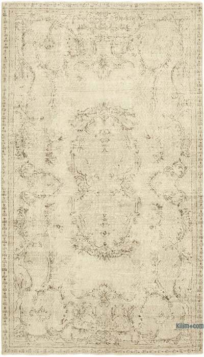 Vintage Turkish Hand-Knotted Rug - 5' 3" x 9' 3" (63" x 111")