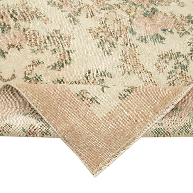 Alfombra Vintage Turca Anudada a Mano - 147 cm x 246 cm - K0055597