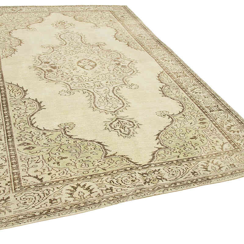 Alfombra Vintage Turca Anudada a Mano - 190 cm x 294 cm - K0055600