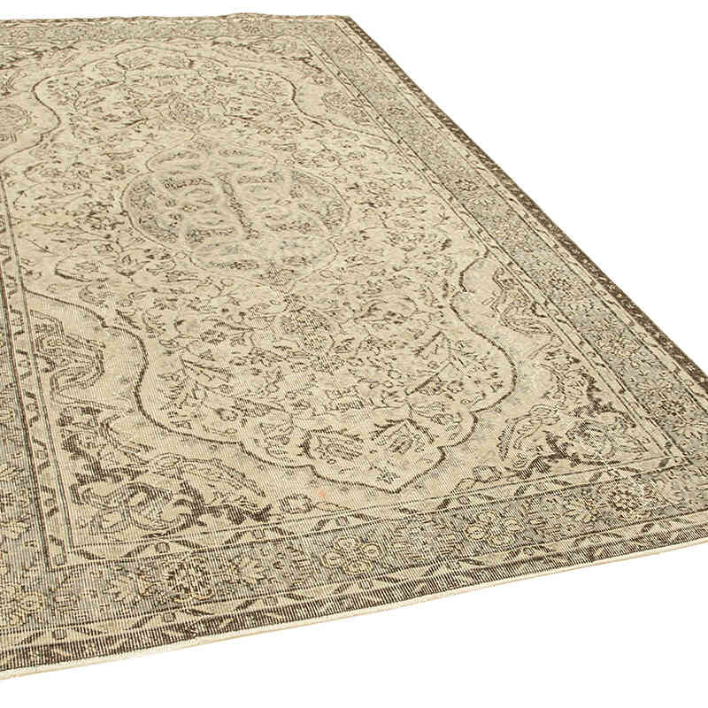 Vintage Turkish Hand-Knotted Rug - 5' 7" x 9' 1" (67" x 109") - K0055615