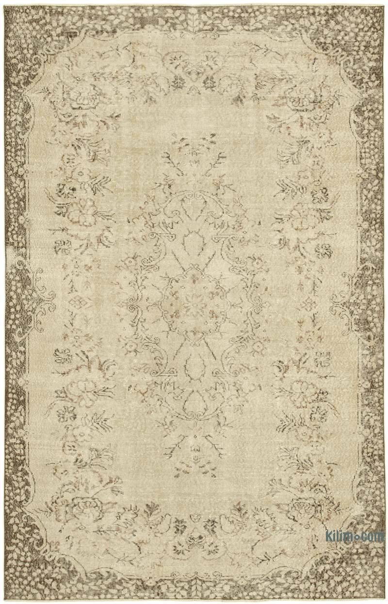 Vintage Turkish Hand-Knotted Rug - 6' 1" x 9' 6" (73" x 114") - K0055616