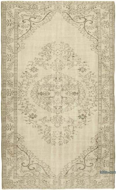 Vintage Turkish Hand-Knotted Rug - 5' 10" x 9' 7" (70" x 115")
